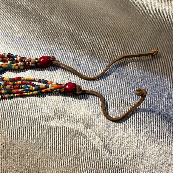 Vintage Beaded Turquoise Necklace - Picture 4 of 5